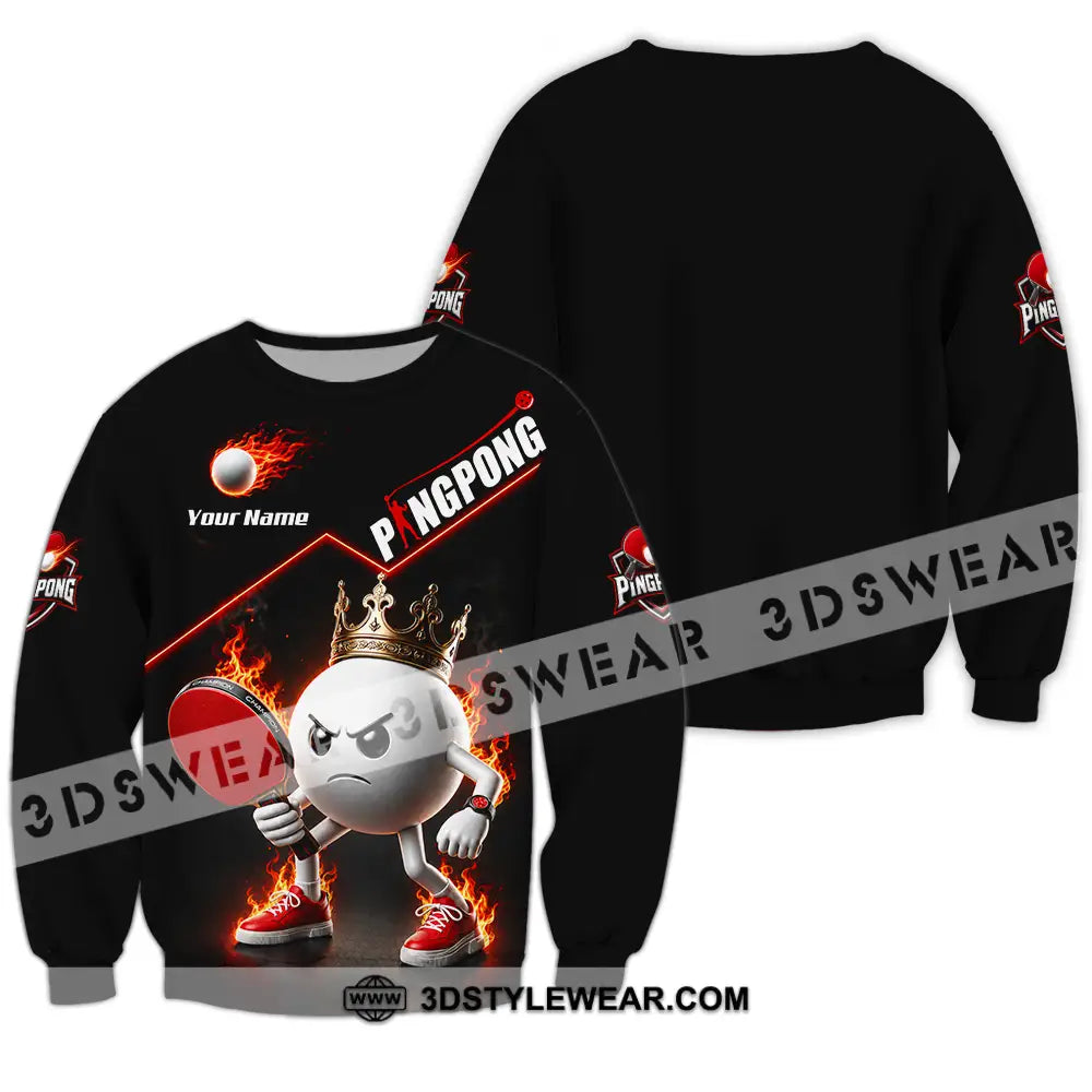 Unisex Shirt - Custom Ping Pong Shirt - Long Sleeve / S - T-shirt