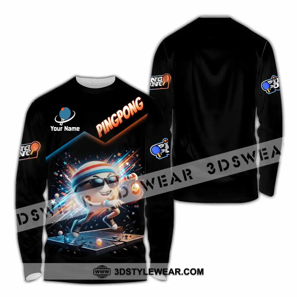 Unisex Shirt - Custom Ping Pong Shirt - Long Sleeve Shirt / S - T-shirt