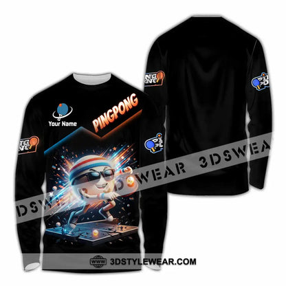Unisex Shirt - Custom Ping Pong Shirt - Long Sleeve Shirt / S - T-shirt