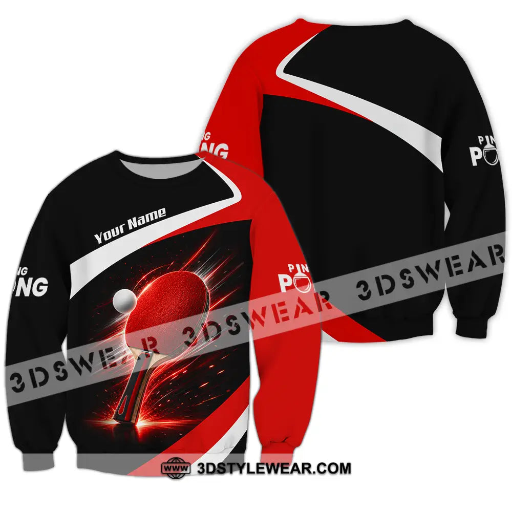 Unisex Shirt - Custom Ping Pong Shirt - Long Sleeve / S - T-shirt