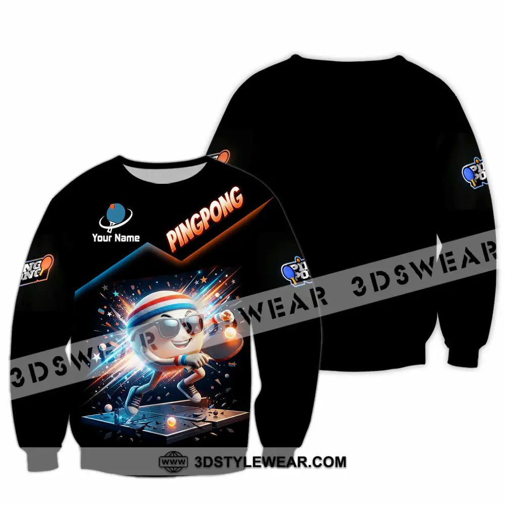 Unisex Shirt - Custom Ping Pong Shirt - Long Sleeve / S - T-shirt