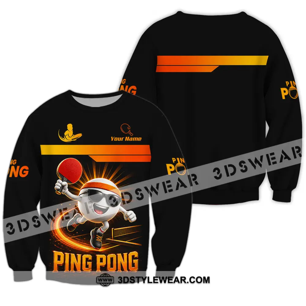 Unisex Shirt - Custom Ping Pong Shirt - Long Sleeve / S - T-shirt