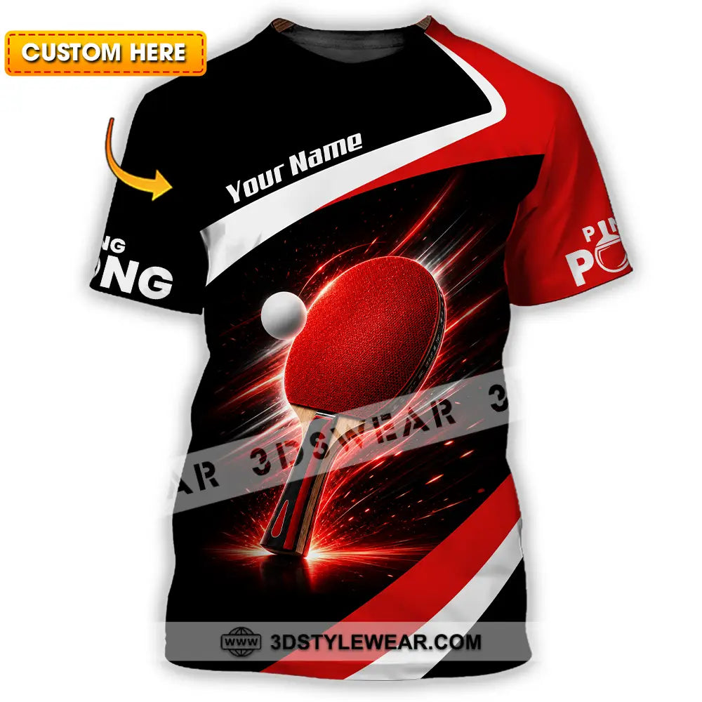 Unisex Shirt - Custom Ping Pong Shirt - T-shirt