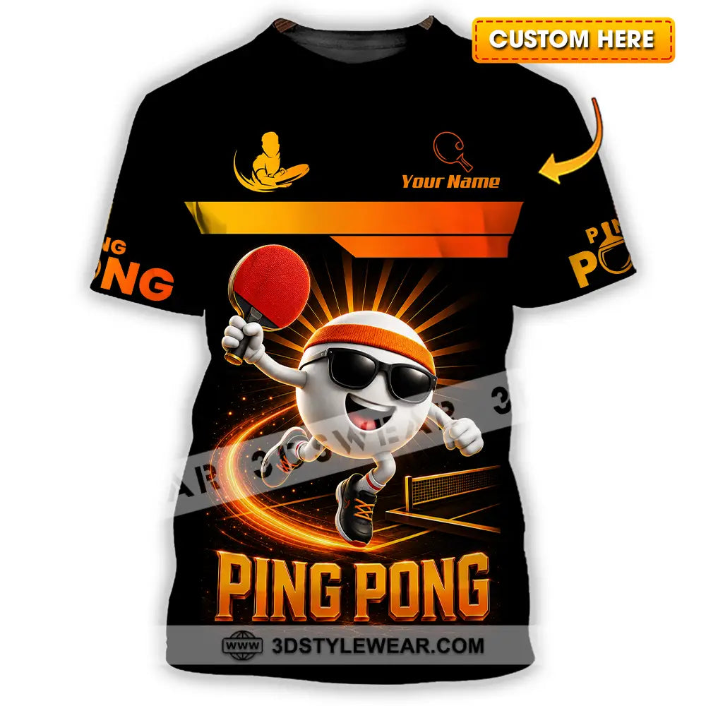 Unisex Shirt - Custom Ping Pong Shirt - T-shirt