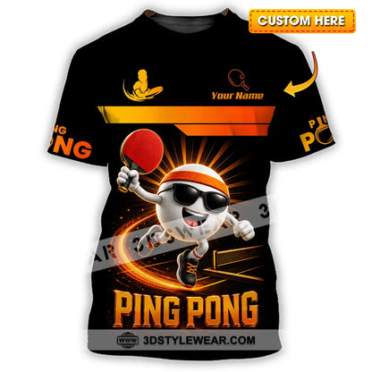 Unisex Shirt - Custom Ping Pong Shirt - T-shirt