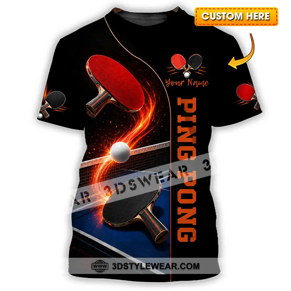 Unisex Shirt - Custom Ping Pong Shirt - T-shirt