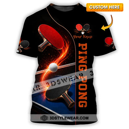 Unisex Shirt - Custom Ping Pong Shirt - T-shirt