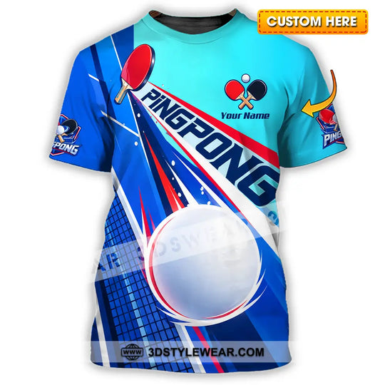 Unisex Shirt - Custom Ping Pong Shirt style option 1