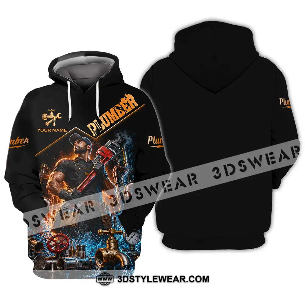 Unisex Shirt - Custom Plumber Shirt - Hoodie / S - T-shirt