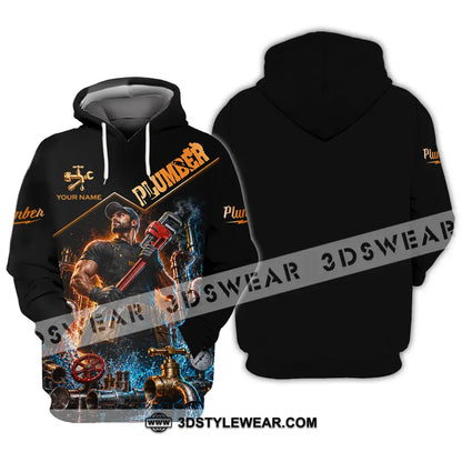 Unisex Shirt - Custom Plumber Shirt - Hoodie / S - T-shirt