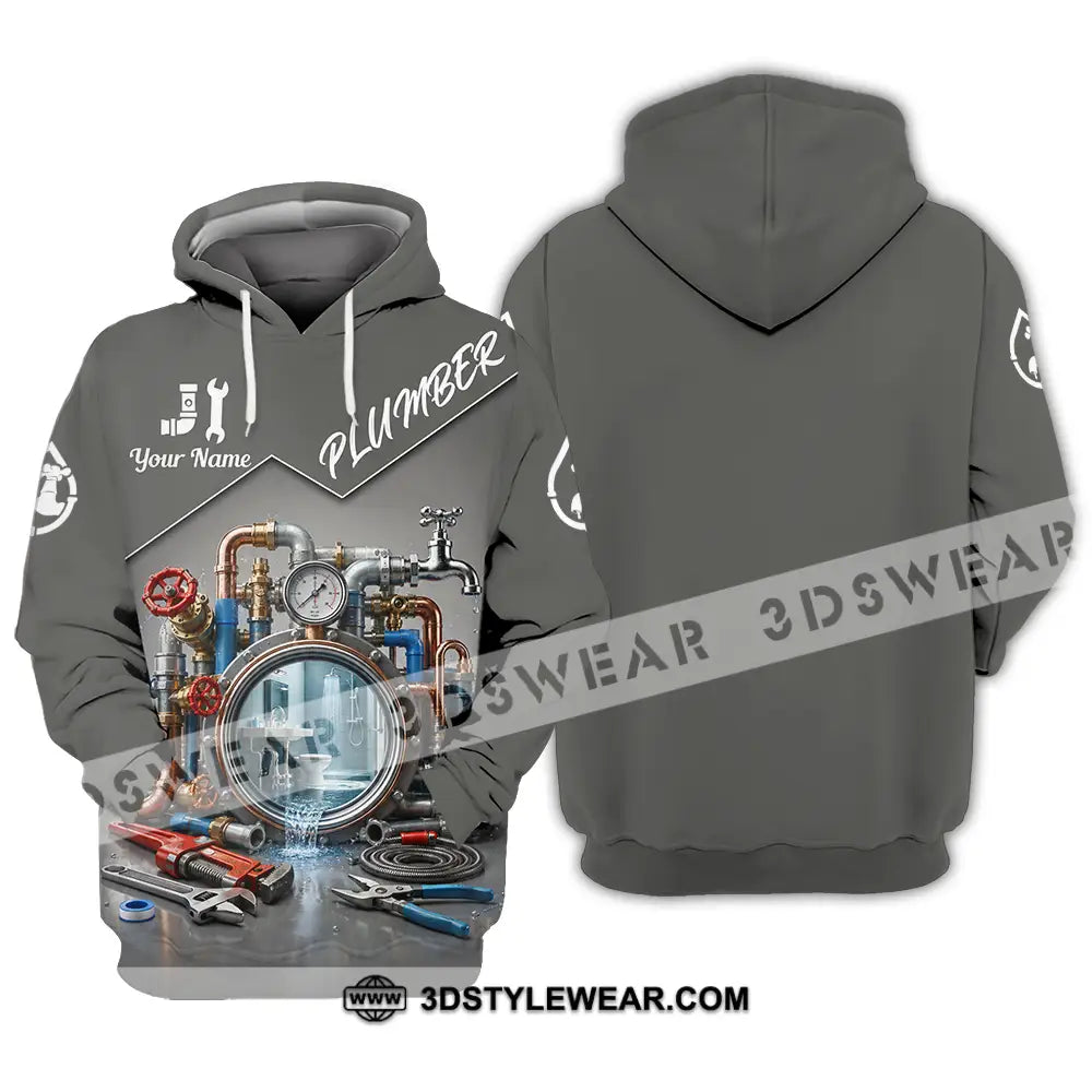 Unisex Shirt - Custom Plumber Shirt - Hoodie / S - T-shirt