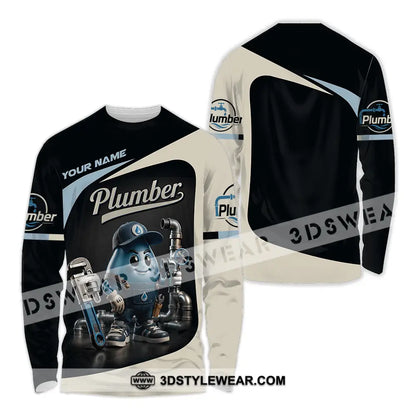 Unisex Shirt - Custom Plumber Shirt - Long Sleeve Shirt / S - T-shirt