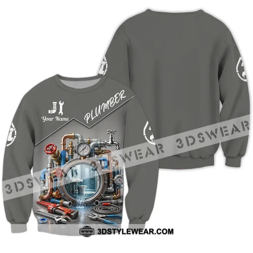 Unisex Shirt - Custom Plumber Shirt - Long Sleeve / S - T-shirt