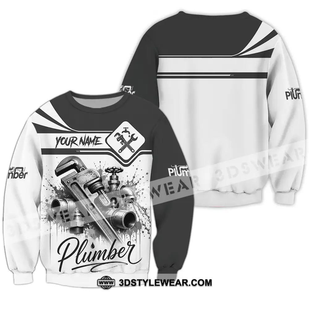 Unisex Shirt - Custom Plumber Shirt - Long Sleeve / S - T-shirt