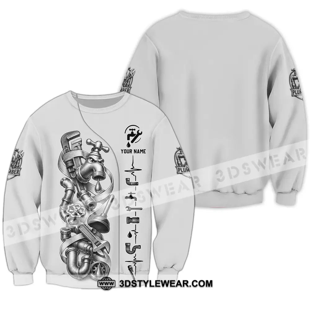 Unisex Shirt - Custom Plumber Shirt - Long Sleeve / S - T-shirt