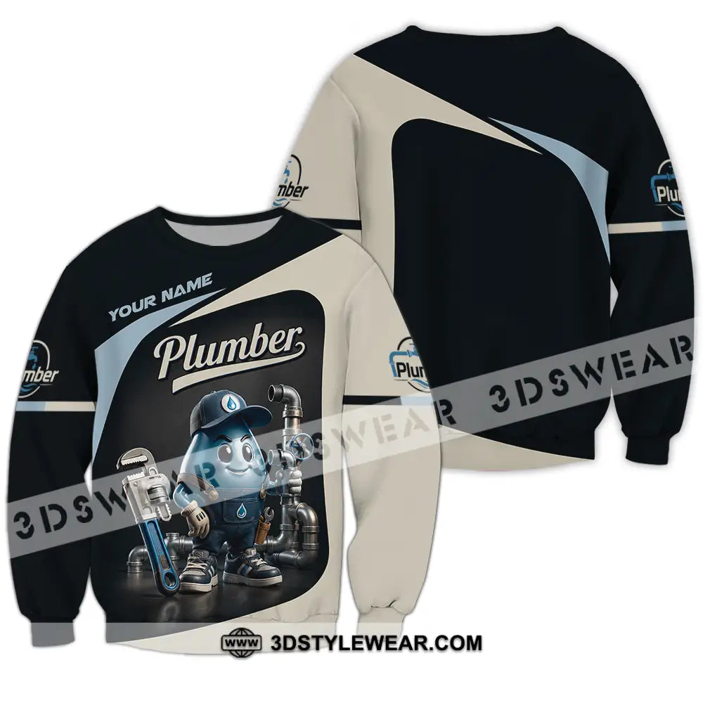 Unisex Shirt - Custom Plumber Shirt - Long Sleeve / S - T-shirt