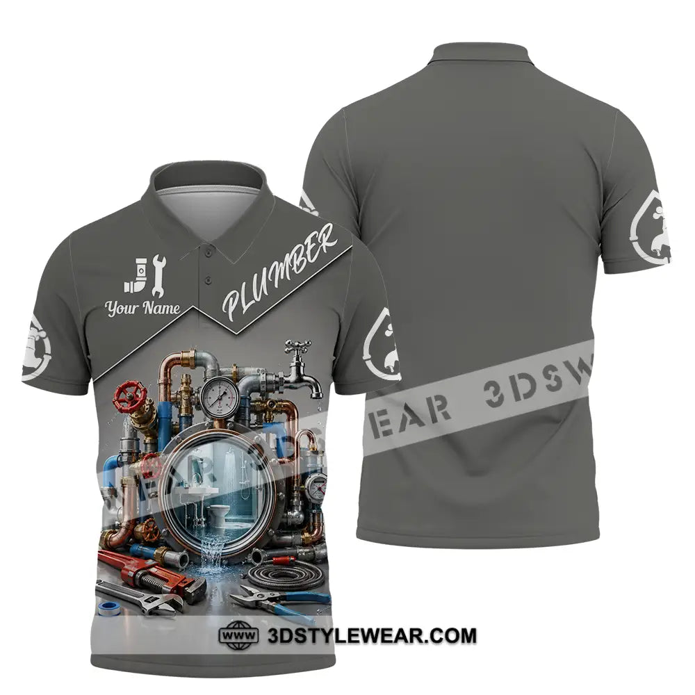 Unisex Shirt - Custom Plumber Shirt - Polo Shirt / S - T-shirt