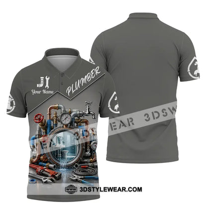 Unisex Shirt - Custom Plumber Shirt - Polo Shirt / S - T-shirt