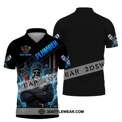 Unisex Shirt - Custom Plumber Shirt - Polo Shirt / S - T-shirt