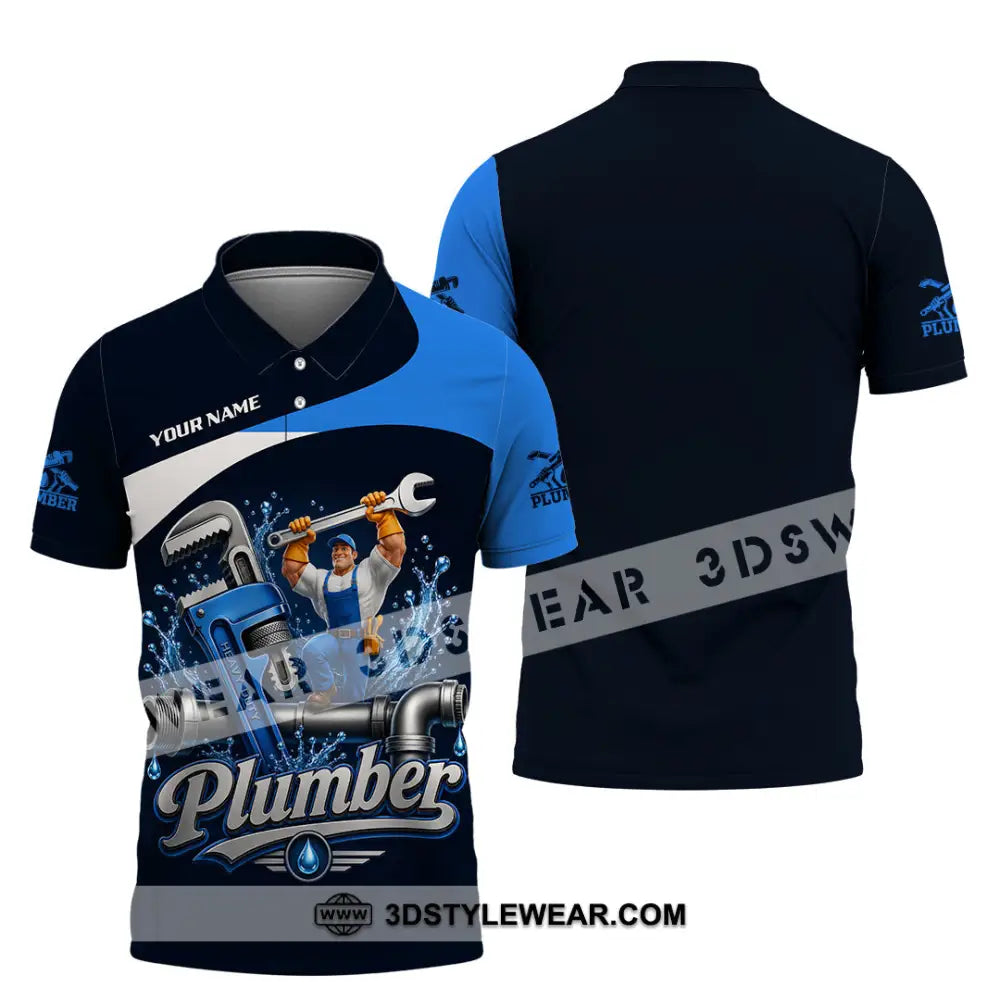 Unisex Shirt - Custom Plumber Shirt - Polo Shirt / S - T-shirt