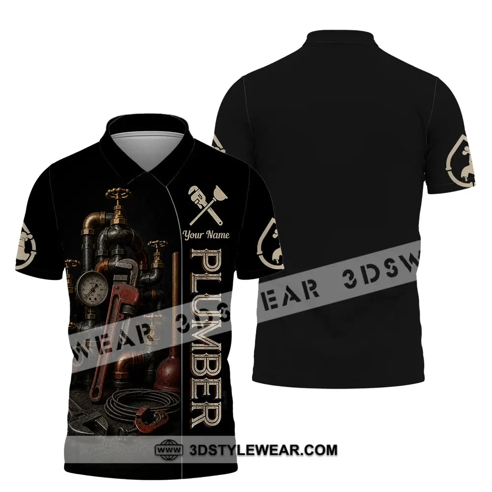 Unisex Shirt - Custom Plumber Shirt - Polo Shirt / S - T-shirt