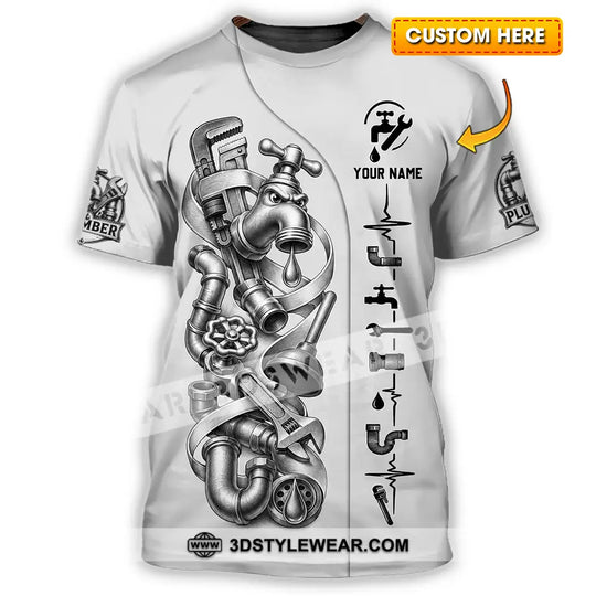 Unisex Shirt - Custom Plumber Shirt style option 1