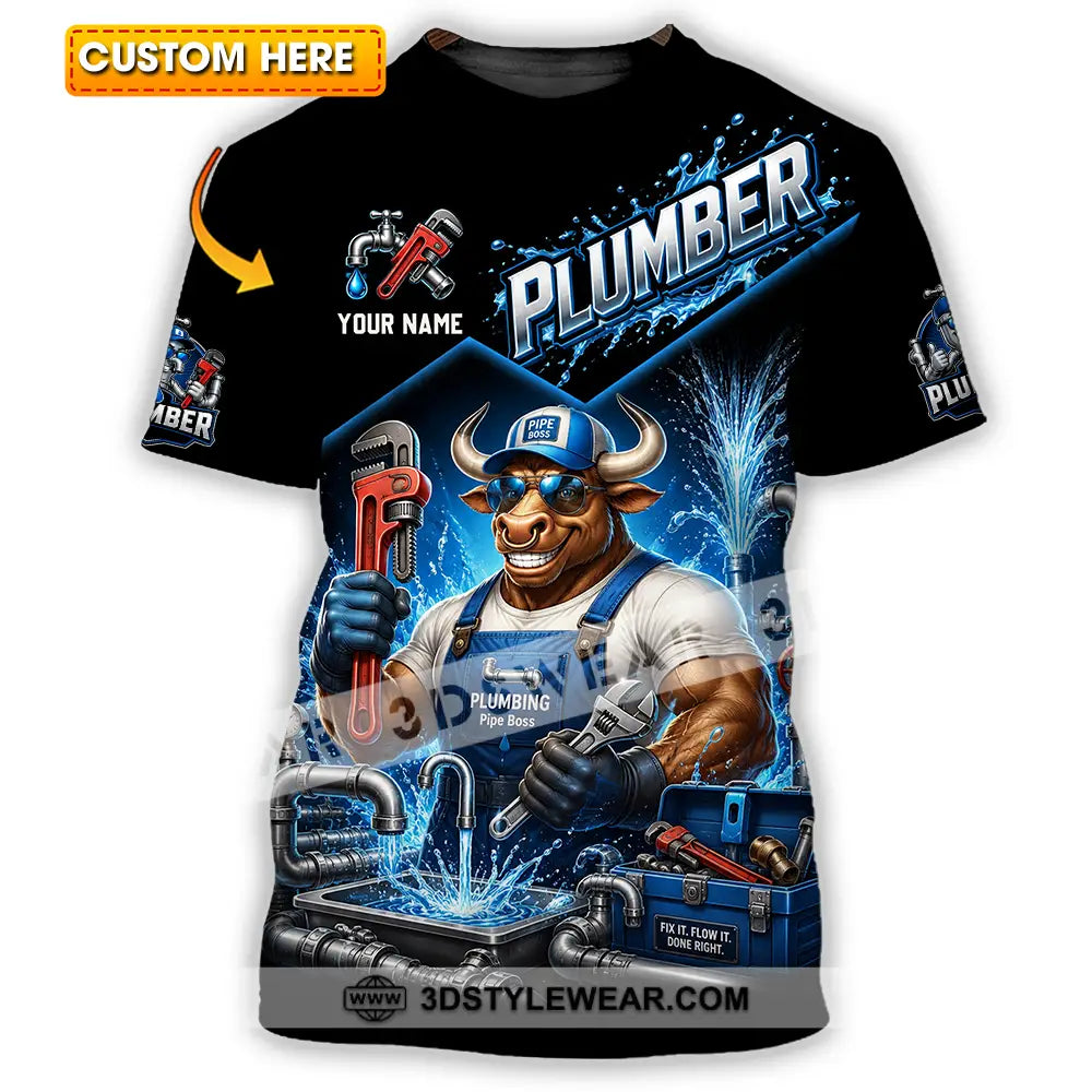 Unisex Shirt - Custom Plumber Shirt - T-shirt