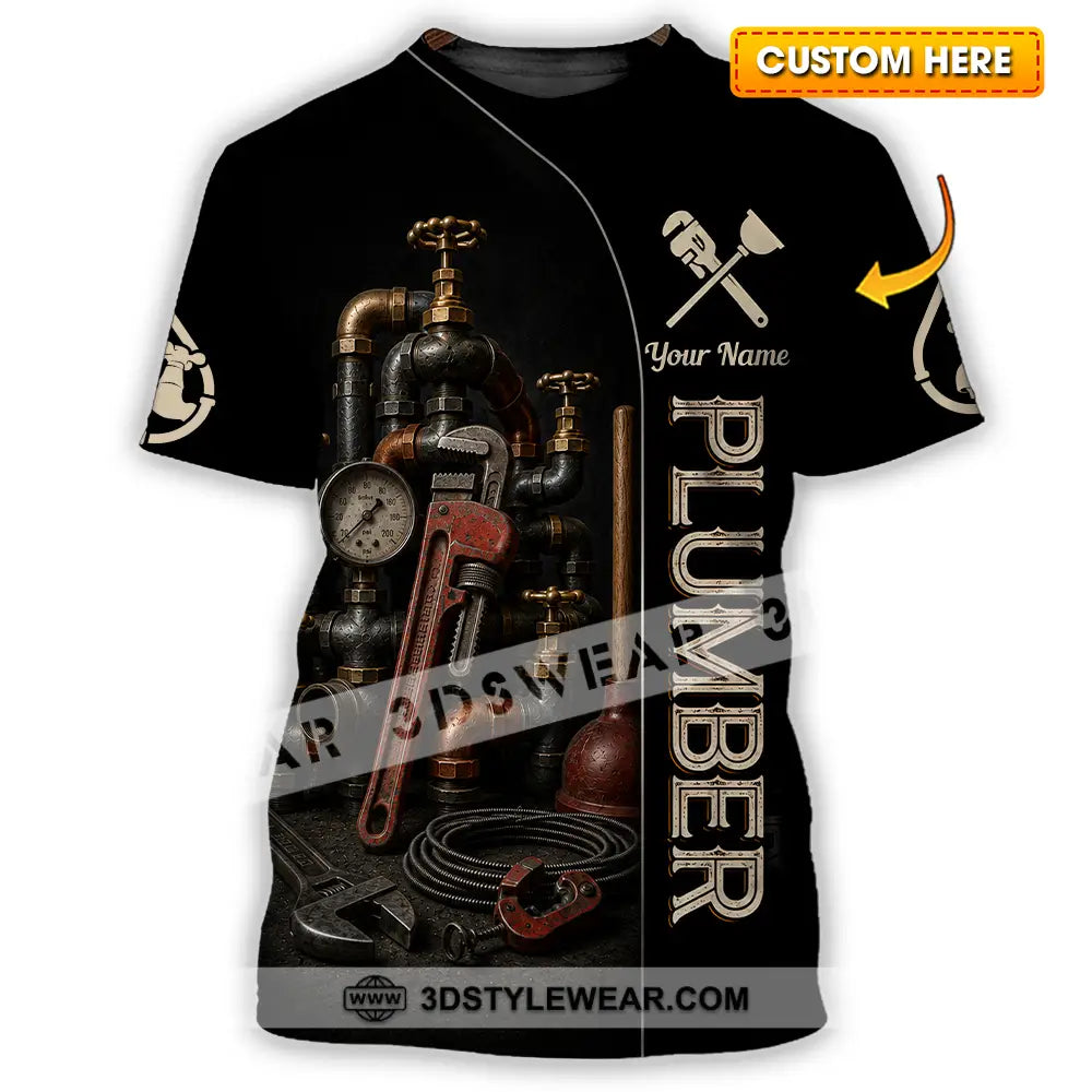 Unisex Shirt - Custom Plumber Shirt - T-shirt