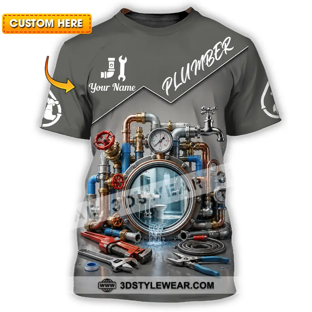 Unisex Shirt - Custom Plumber Shirt - T-shirt
