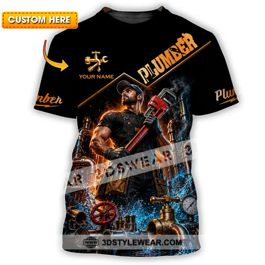 Unisex Shirt - Custom Plumber Shirt style option 1