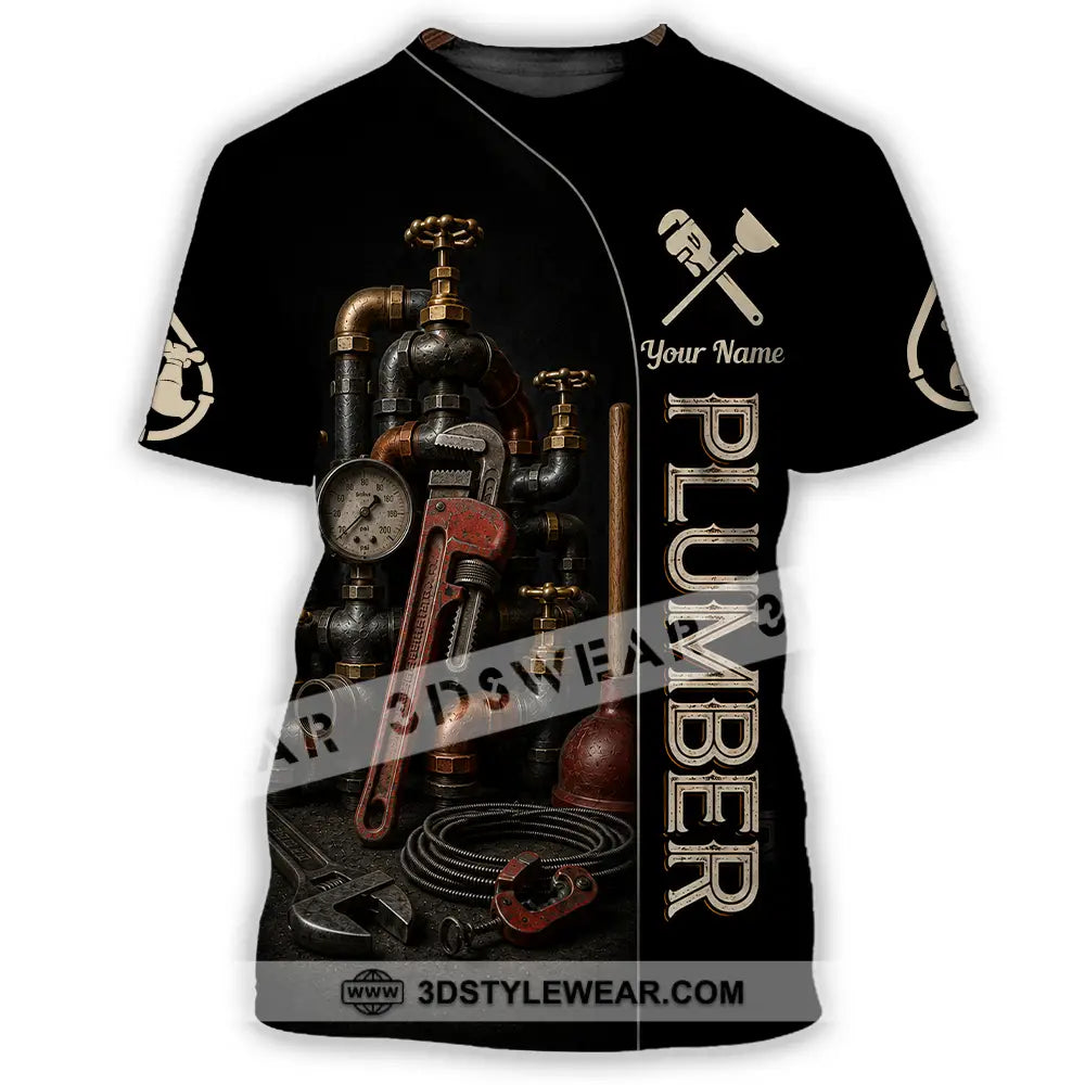 Unisex Shirt - Custom Plumber Shirt - T-Shirt / S - T-shirt