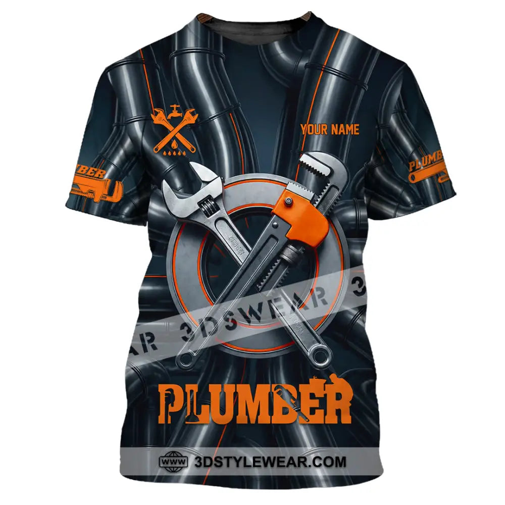 Unisex Shirt - Custom Plumber Shirt - T-Shirt / S - T-shirt