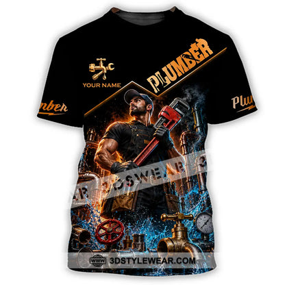 Unisex Shirt - Custom Plumber Shirt - T-Shirt / S - T-shirt