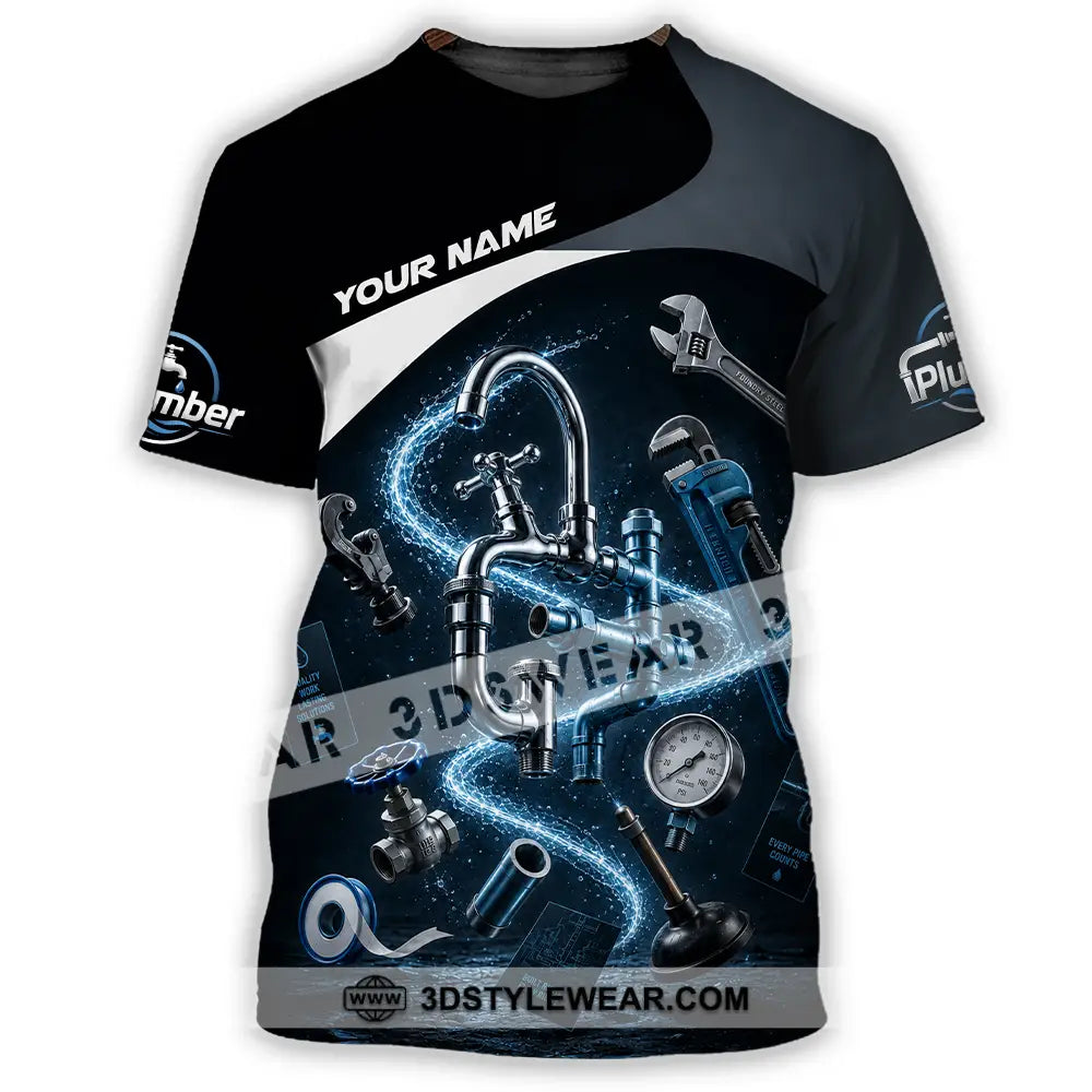 Unisex Shirt - Custom Plumber Shirt - T-Shirt / S - T-shirt