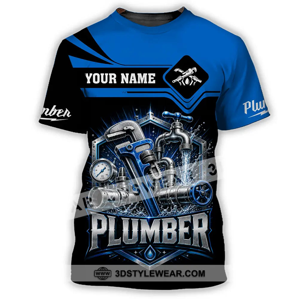 Unisex Shirt - Custom Plumber Shirt - T-Shirt / S - T-shirt