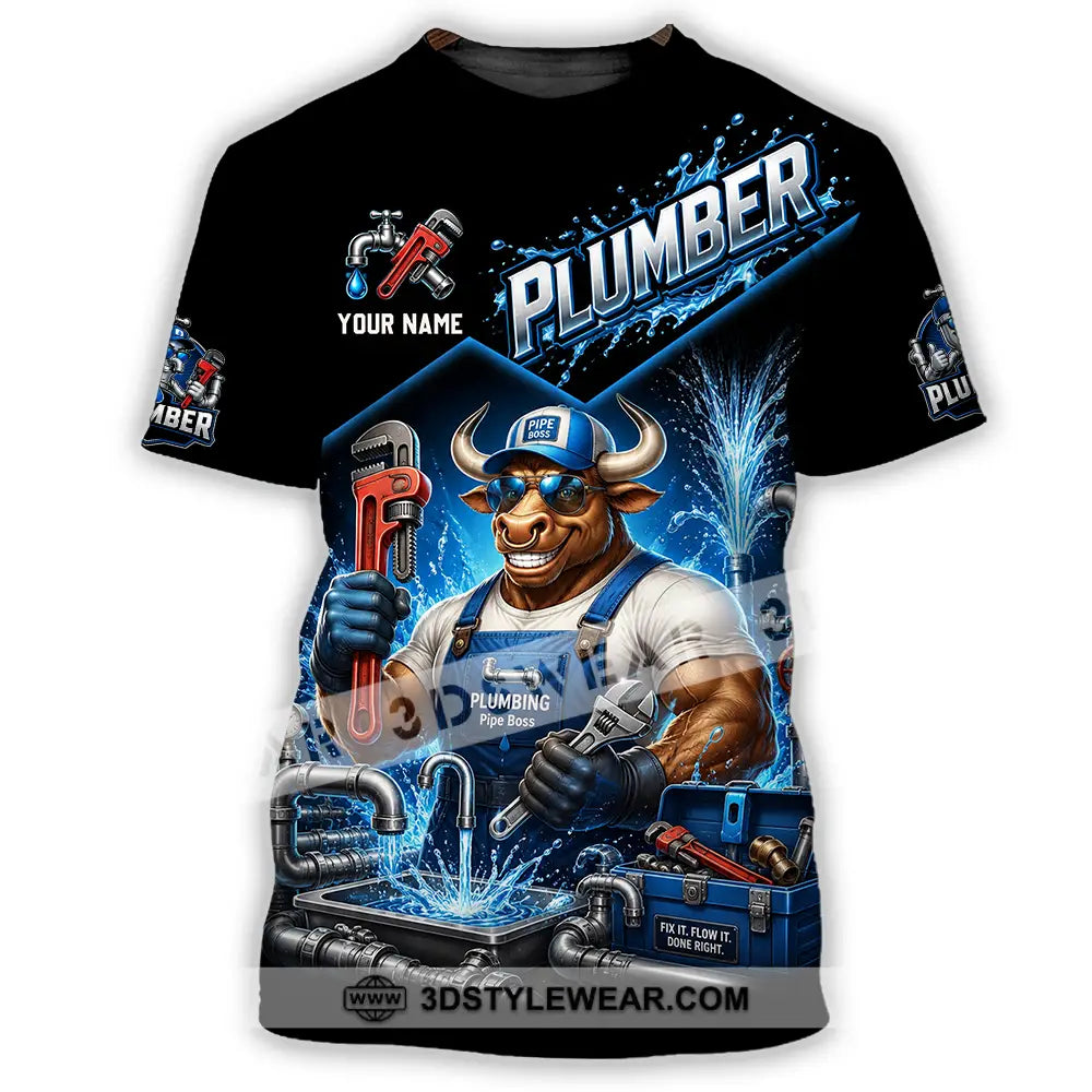 Unisex Shirt - Custom Plumber Shirt - T-Shirt / S - T-shirt