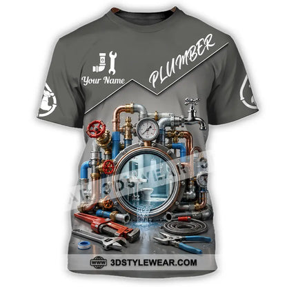 Unisex Shirt - Custom Plumber Shirt - T-Shirt / S - T-shirt