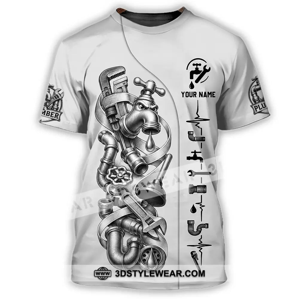 Unisex Shirt - Custom Plumber Shirt - T-Shirt / S - T-shirt