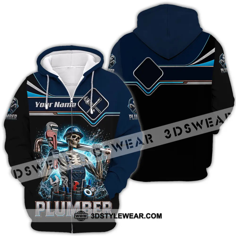 Unisex Shirt - Custom Plumber Shirt - Zipper Hoodie / S - T-shirt
