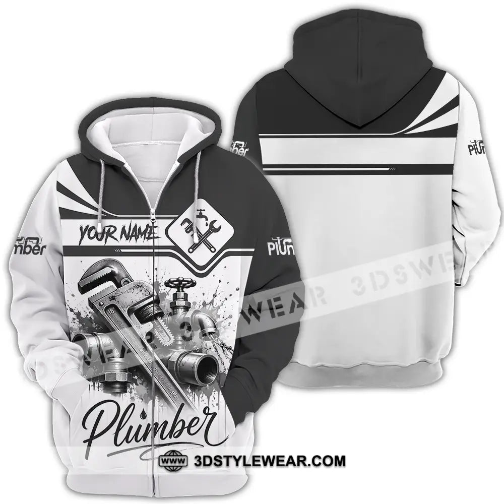 Unisex Shirt - Custom Plumber Shirt - Zipper Hoodie / S - T-shirt