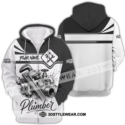 Unisex Shirt - Custom Plumber Shirt - Zipper Hoodie / S - T-shirt