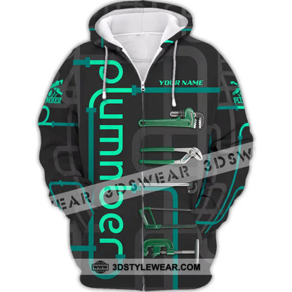 Unisex Shirt - Custom Plumber Shirt - Zipper Hoodie / S - T-shirt
