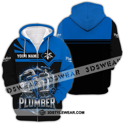 Unisex Shirt - Custom Plumber Shirt - Zipper Hoodie / S - T-shirt