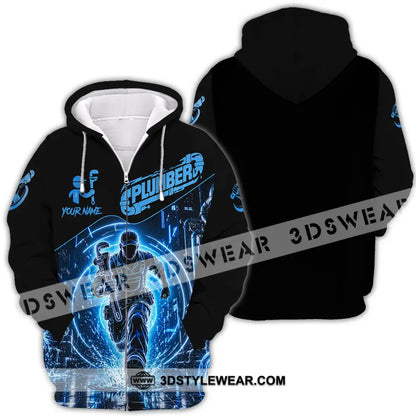 Unisex Shirt - Custom Plumber Shirt - Zipper Hoodie / S - T-shirt