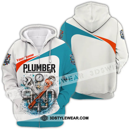 Unisex Shirt - Custom Plumber Shirt - Zipper Hoodie / S - T-shirt