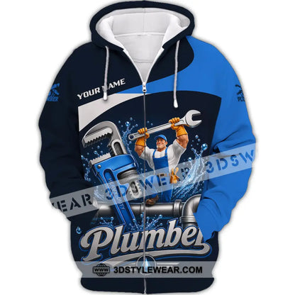 Unisex Shirt - Custom Plumber Shirt - Zipper Hoodie / S - T-shirt