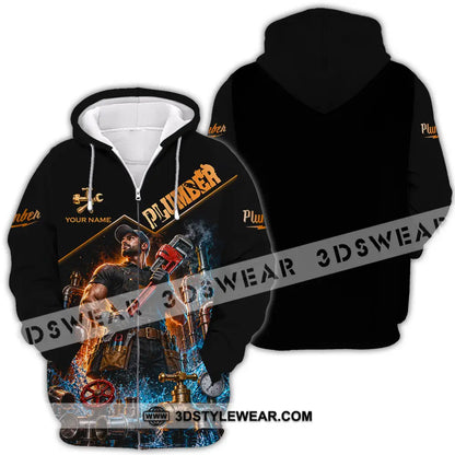 Unisex Shirt - Custom Plumber Shirt - Zipper Hoodie / S - T-shirt