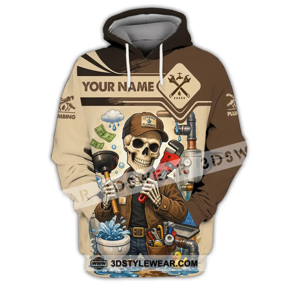 Unisex Shirt - Custom Plumbing Shirt - Hoodie / S - T-shirt