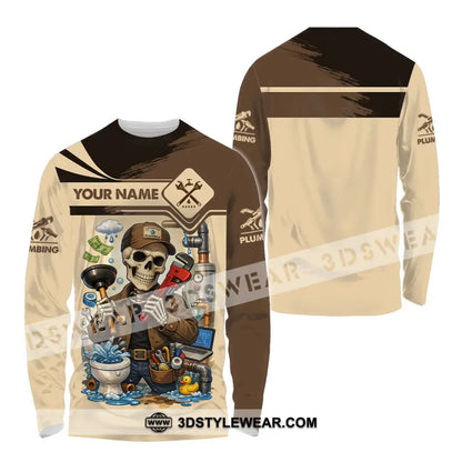 Unisex Shirt - Custom Plumbing Shirt - Long Sleeve Shirt / S - T-shirt