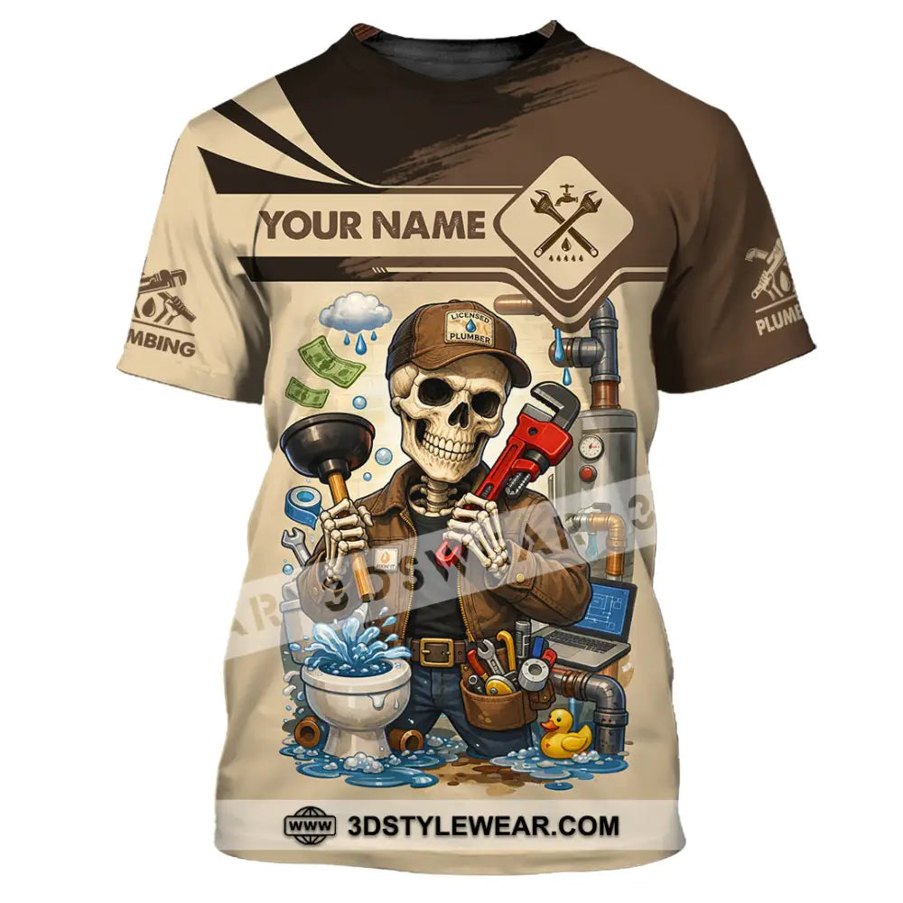 Unisex Shirt - Custom Plumbing Shirt - T-Shirt / S - T-shirt